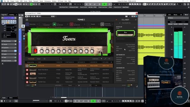 Soldano SLO100 - SinMix ToneX Captures! смотреть онлайн