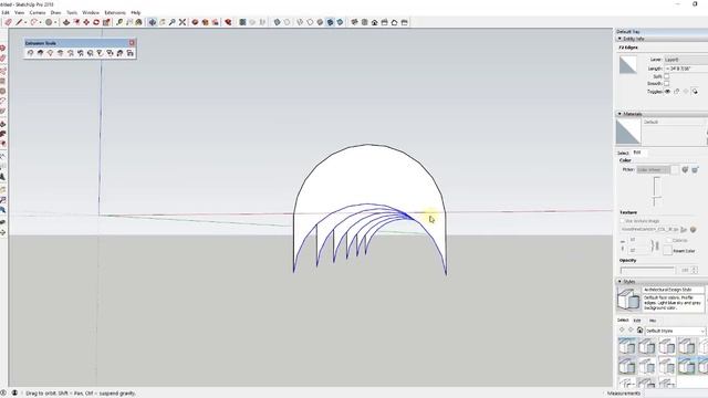 SKETCHUP EXTRUDE TOOLS TUTORIALS (EP5) - Extrude Edges by Vector - Edges to Faces смотреть онлайн