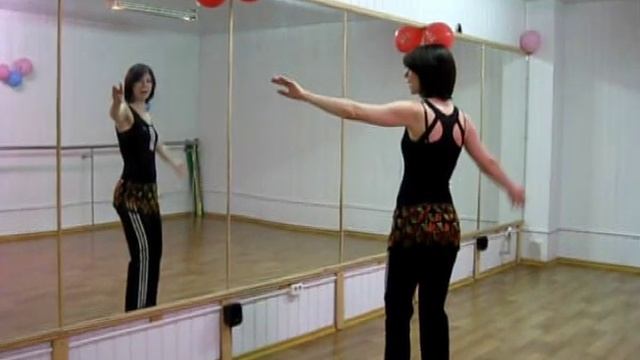 Восточные танцы - Урок 6 - "Удары животом и ягодицами" смотреть онлайн