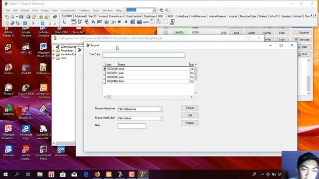 Delphi 7 menggunaan mysql смотреть онлайн