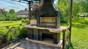 Сборка печи барбекю №20. Компания «Династия»