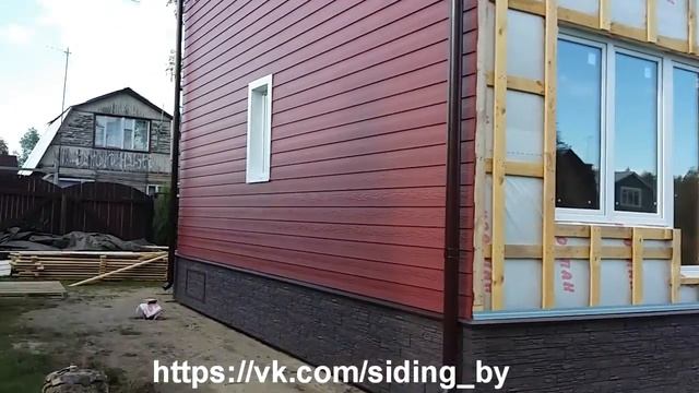 Фибросайдинг CEDRAL .Монтаж фиброцементного сайдинга Кедрал.Отделка Каркасного Дома. смотреть онлайн