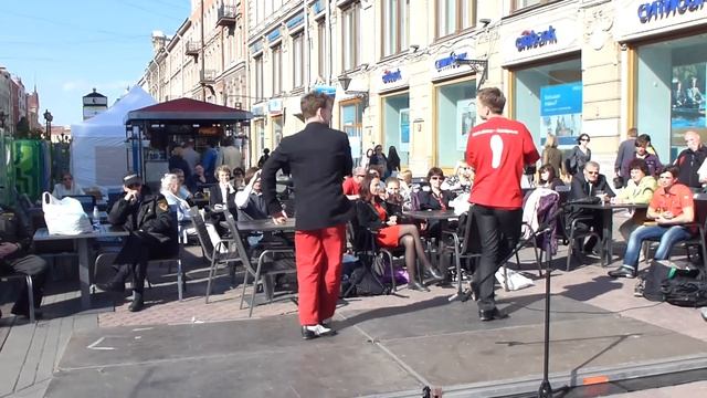 День степа на Малой Конюшенной в Санкт-Петербурге смотреть онлайн