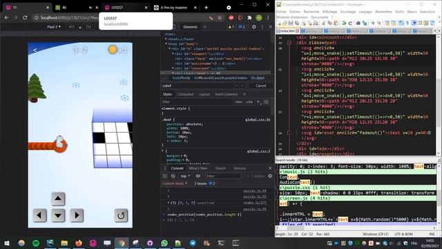 js13k 2021 day 21 (editor, world 3 puzzles) смотреть онлайн