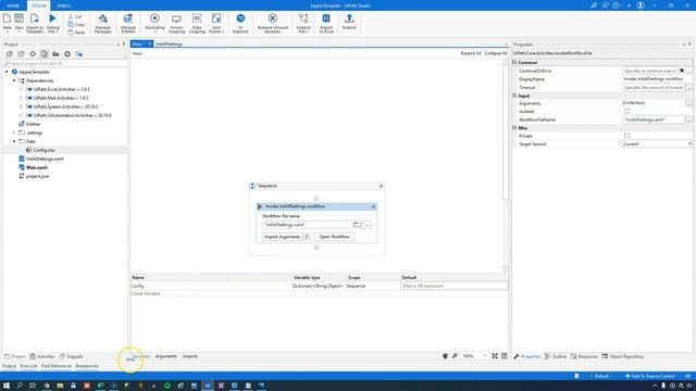 How to use a Config file in UiPath - Tutorial смотреть онлайн