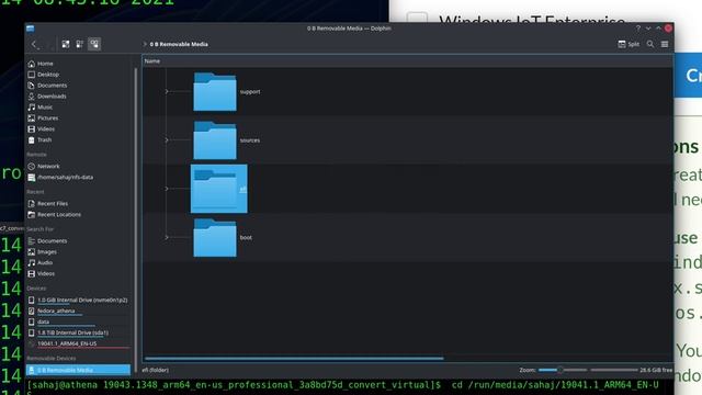 Install Windows 11 on Solidrun HoneyComb Arm64 Workstation and other Systemready ES/SR Arm devices. смотреть онлайн