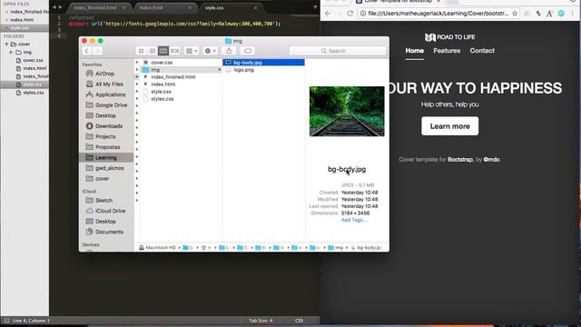 How to Develop and Design an Amazing Cover Bootstrap Template | Responsive | Setup 1/2 смотреть онлайн