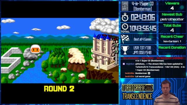 TurboGrafx16 Transcendence - #140 4-in-1 Super CD (Gate of Thunder) смотреть онлайн