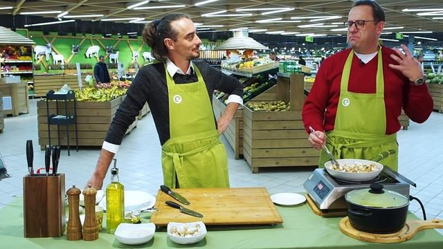 Кулинарные шедевры с Евроопт! Рецепт ризотто с шампиньонами. смотреть онлайн