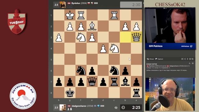 Уроки МГ Дмитрия Андрейкина. London Good-Bye! Дежа Вю польского МГ Збигнева Паклезы смотреть онлайн