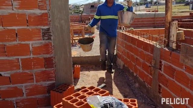 Laje montada ferragens engastadas vigas cheias e caixa de viga deitada !! смотреть онлайн