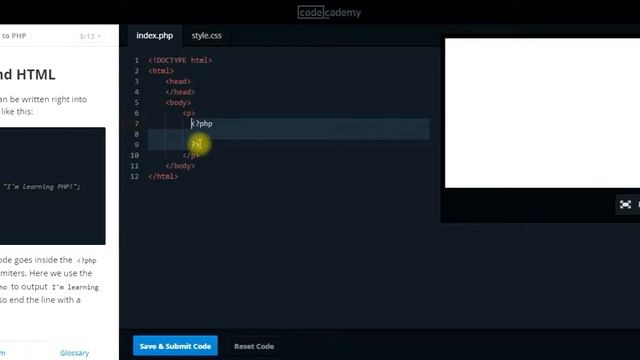 Урок 3/13 PHP and HTML - ECHO смотреть онлайн