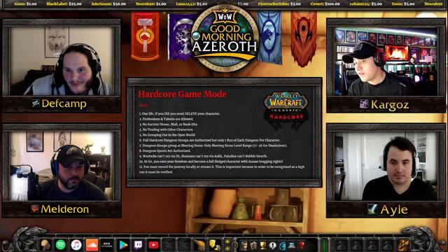 Good Morning Azeroth #42: BWL Race to World First and Classic WoW Hardcore Mode смотреть онлайн