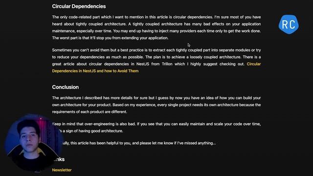 How to architect a NestJS application ? смотреть онлайн