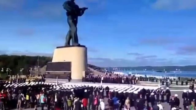 Парад на День ВМФ 2015 в Североморске