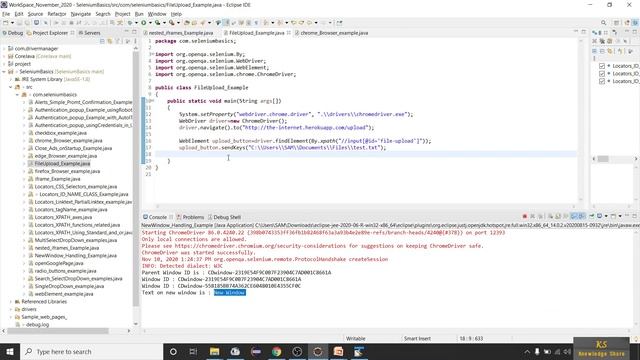 How to Upload a File using Selenium WebDriver II Selenium with Java Automation смотреть онлайн