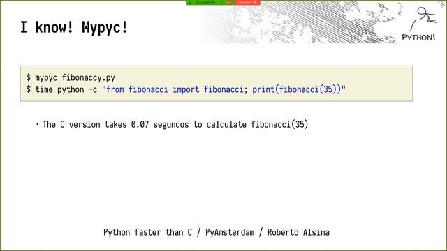 Python Faster than C [*] смотреть онлайн