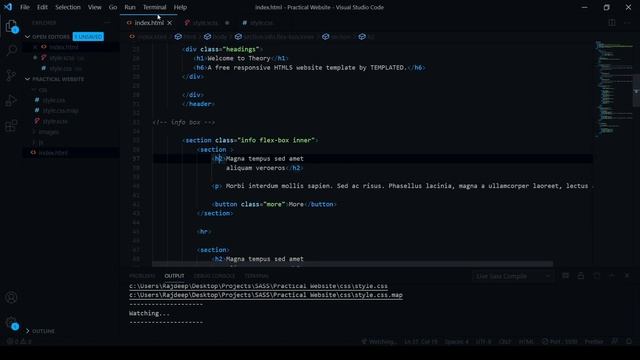 Practical Website Creation Using SASS - Part 10 - Hindi смотреть онлайн