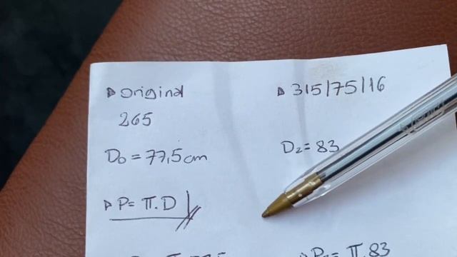 COMO CALCULAR A DIFERENÇA DE PAINEL COM PNEUS MAIORES - 265/75/16 X 315/75/16 - F250 ROBOCOP смотреть онлайн
