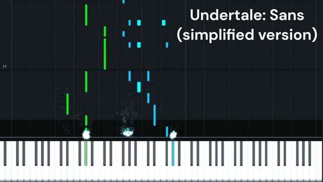 Undertale OST: Sans/Grillby's PIANO TUTORIAL + SHEET MUSIC смотреть онлайн