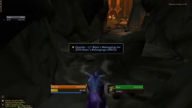 World of Warcraft. Quests - Bijou's Belongings смотреть онлайн