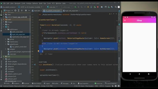 Flutter Check if user is Logged in | Firebase Multi Store eCommerce Amazon & Flipkart Clone App 202 смотреть онлайн