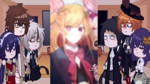 React bsd to Atsushi as Ai Hoshino/bsd/shinsoukoku/бсд/шинсоукоку/реакция бсд на Ацуши как Аи Хошин