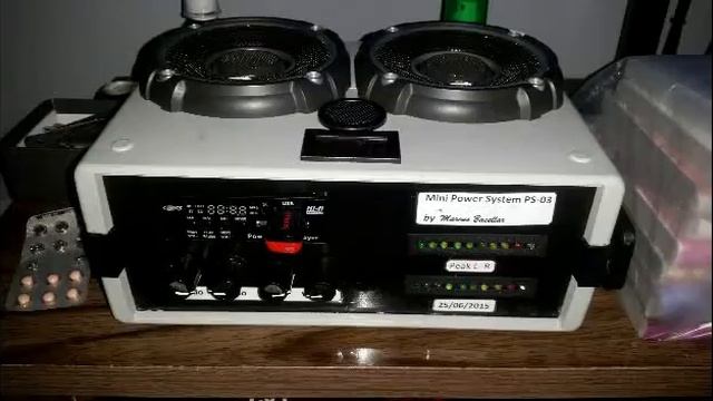 Projeto Eletronica Caixa portatil mp3 Mini System смотреть онлайн