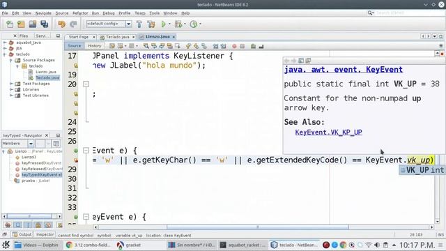 Mover figuras por teclado - Java смотреть онлайн