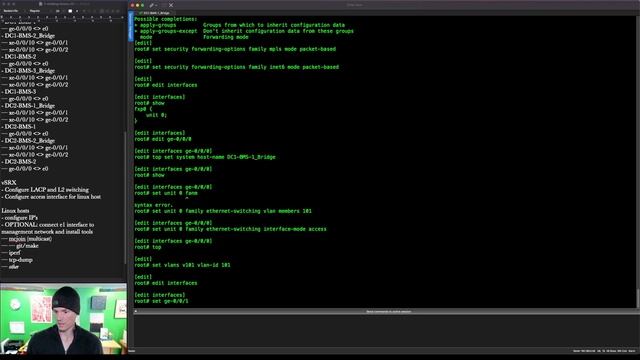 7. Test Host Setup - Apstra in eve-ng смотреть онлайн