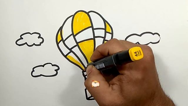 Draw Parachute Learn colors children / Bolalar uchun parashut chizish / Как нарисовать парашют детя смотреть онлайн