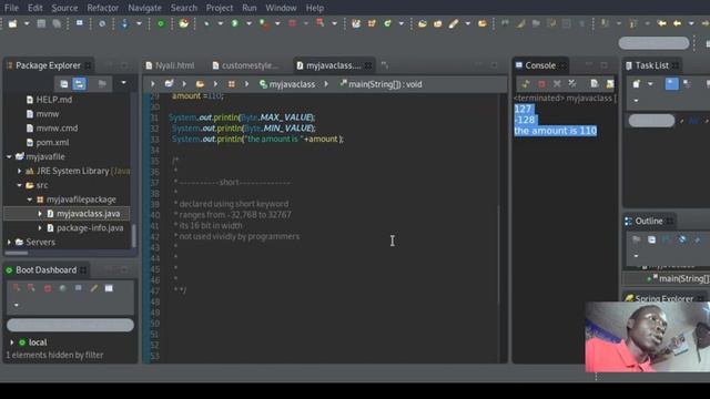 Understanding byte and short primitive data type in java with coding example смотреть онлайн