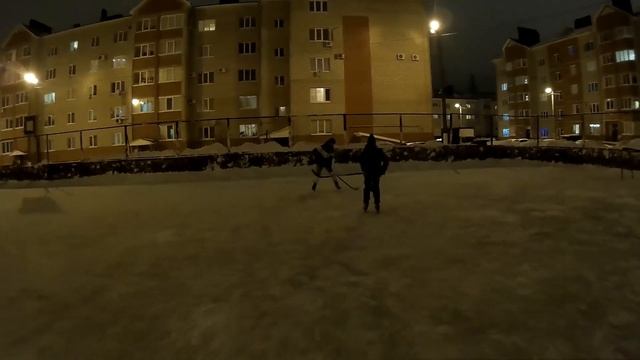 2021 0110 Расчистка хоккейной коробки. смотреть онлайн