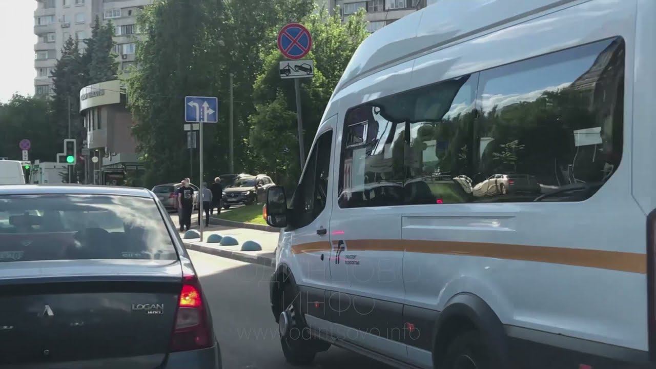 Из правого ряда налево: нарушения ПДД общественным транспортом в Одинцово смотреть онлайн