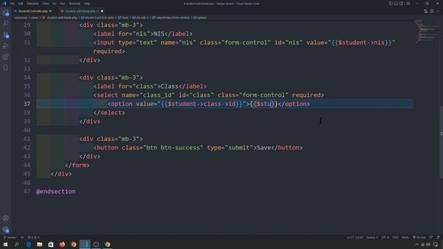 Tutorial LARAVEL 9 : CRUD - Update Data ke Database | Laravel Dasar Untuk Pemula смотреть онлайн