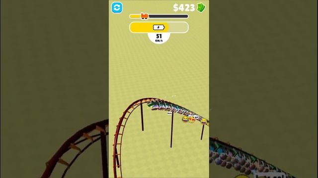 Hyper Roller coaster Gameplay Android iOS mobile Level 1-10 смотреть онлайн