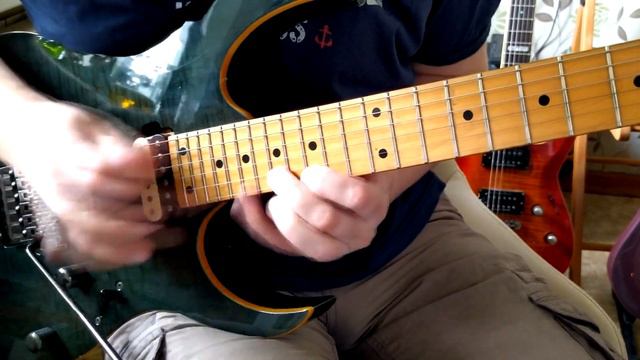 Melodic shred solo on my Ibanez RG смотреть онлайн