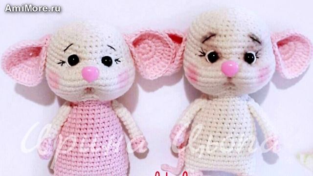 Амигуруми: схема Мышата Малышата. Игрушки вязаные крючком - Free crochet patterns. смотреть онлайн