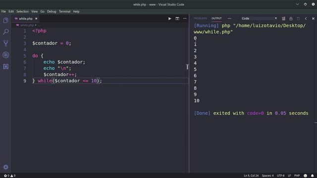 Do, While em PHP (Estrutura de repetição) - Aula 20 смотреть онлайн
