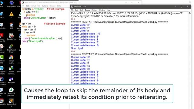 Break, Continue and Pass in Python - Tutorial 6 смотреть онлайн