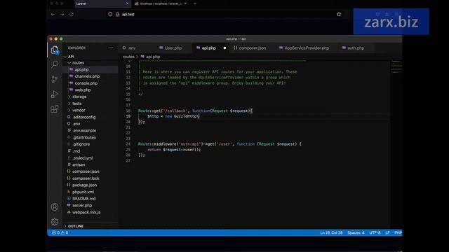 Generate access token using laravel passport | Laravel 8 REST API Part 7 смотреть онлайн