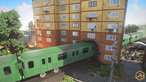 ПОЕЗД В КВАРТИРЕ! РЕЛЬСЫ ЧЕРЕЗ ЖИЛОЙ ДОМ ｜ Teardown