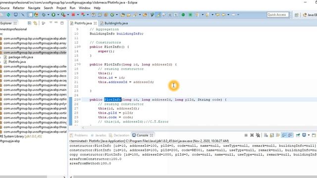 42_21: Java beginners to professionals | OOPs Concepts | Object Class Method Constructor смотреть онлайн