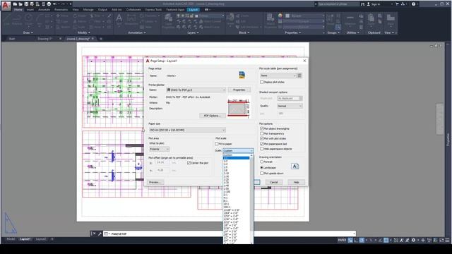 PAGE SETUP MANAGER in AUTOCAD (lesson 26) смотреть онлайн