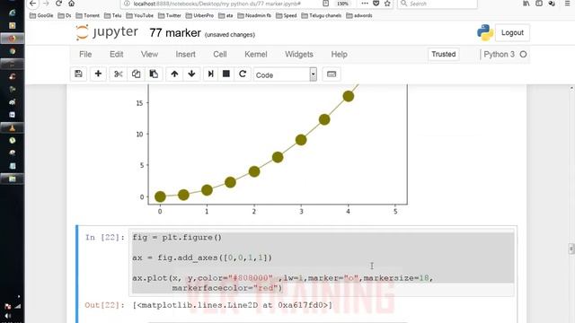 Python DS in Marker in Telugu | Marker Path in Python | VLR Training Part - 56 смотреть онлайн