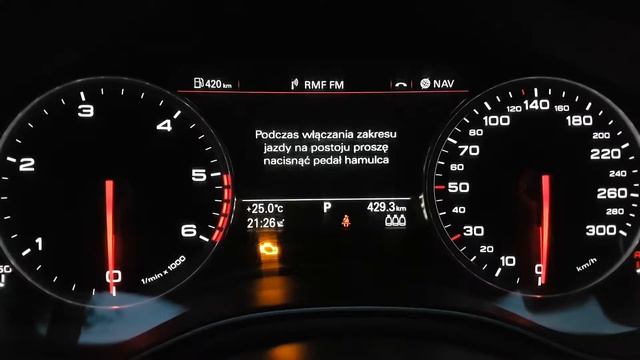 Audi A6 C7 - Gauge Test/Needle Sweep смотреть онлайн
