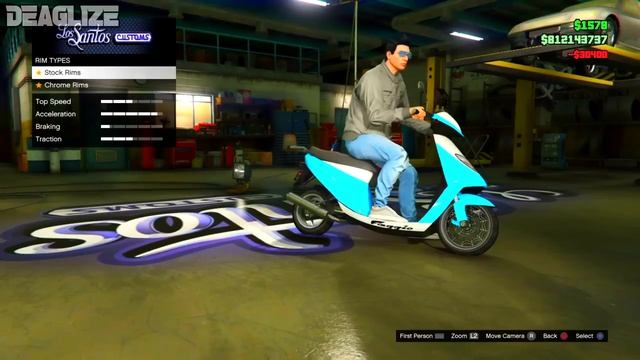 GTA 5 Online: Faggio Sport Full Customization (GTA 5 Biker DLC) смотреть онлайн