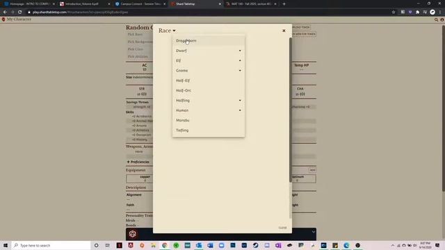 Character Sheet Shard TableTop смотреть онлайн
