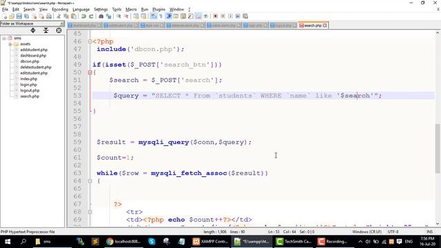 Core php project Student Management System Part 13 смотреть онлайн