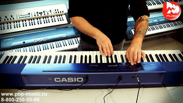 Цифровое пианино CASIO PX A100 смотреть онлайн